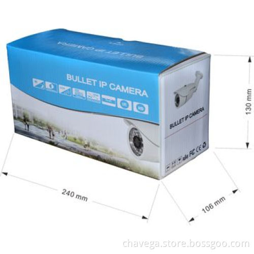 Day Night Vision IP66 Waterproof 1.3 Megapixel IP Bullet Camera